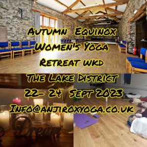 Autumn Equinox Women's Yoga Weekend Retreat: Fri 22-24 Sept 2023