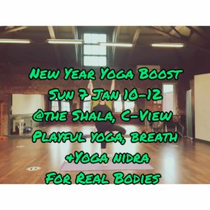 New Year Yoga Boost  Sun 7 January  2024  10.00 - 12.00