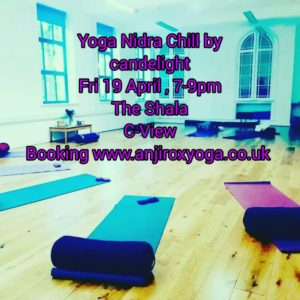 An Evening of Yoga Nidra chill by candlelight- Fri  19 April 7-9pm